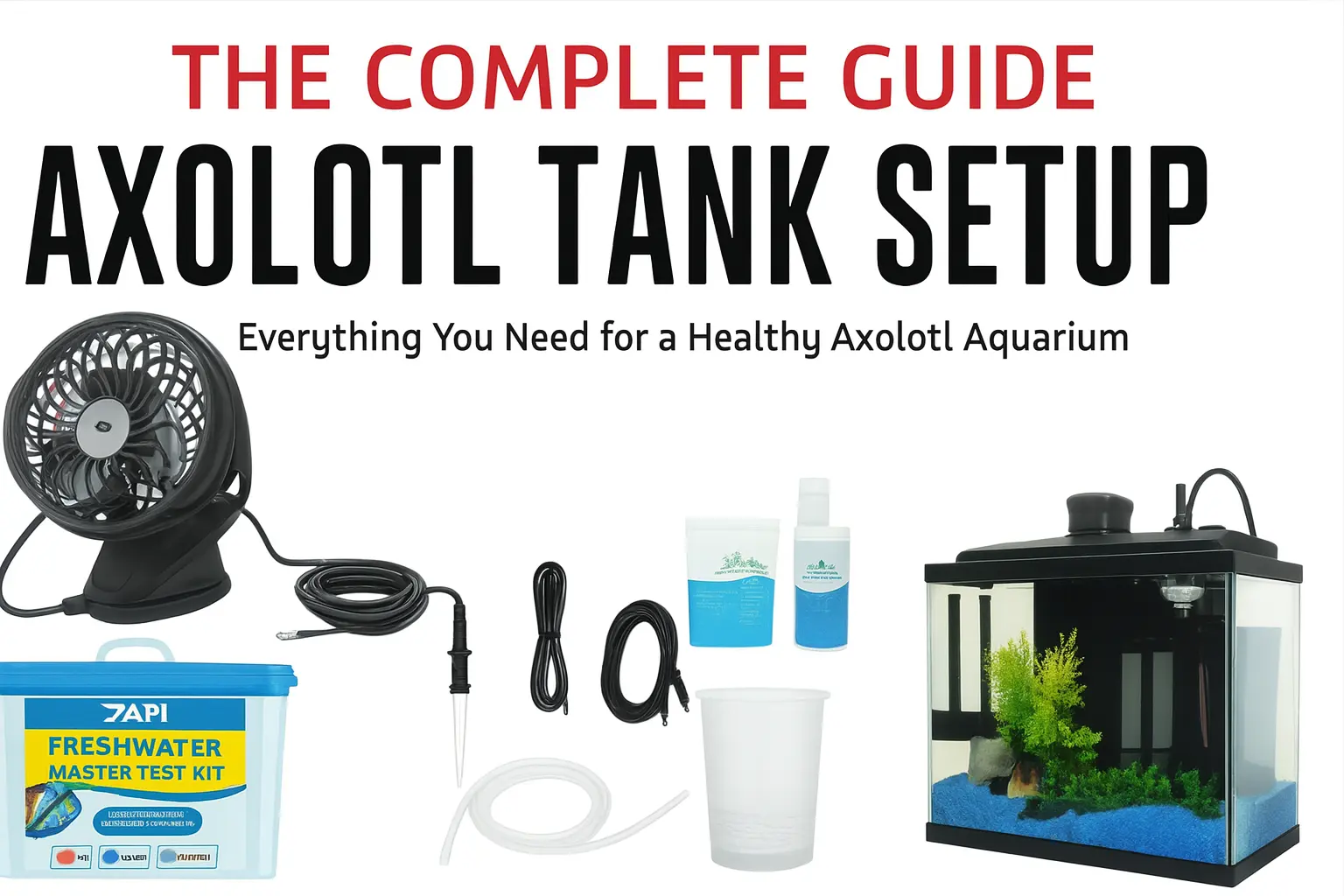 Axolotl Tank Setup