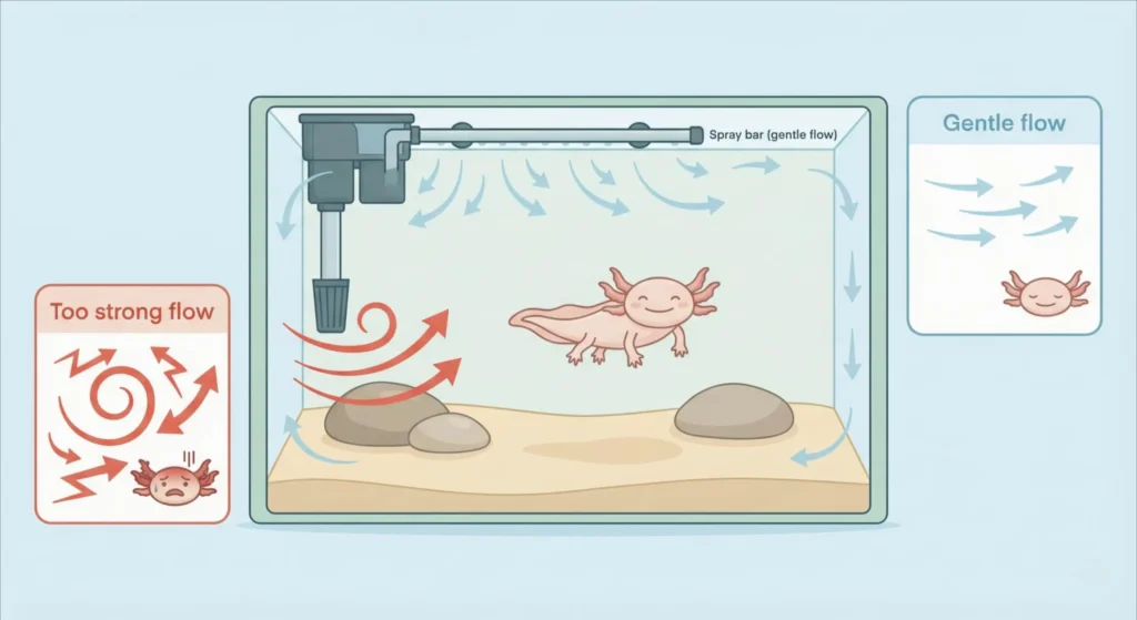 Filtration for Axolotls