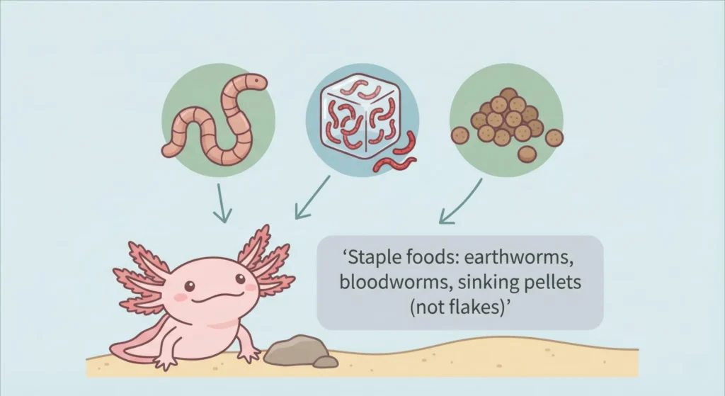 Feeding Your Axolotl