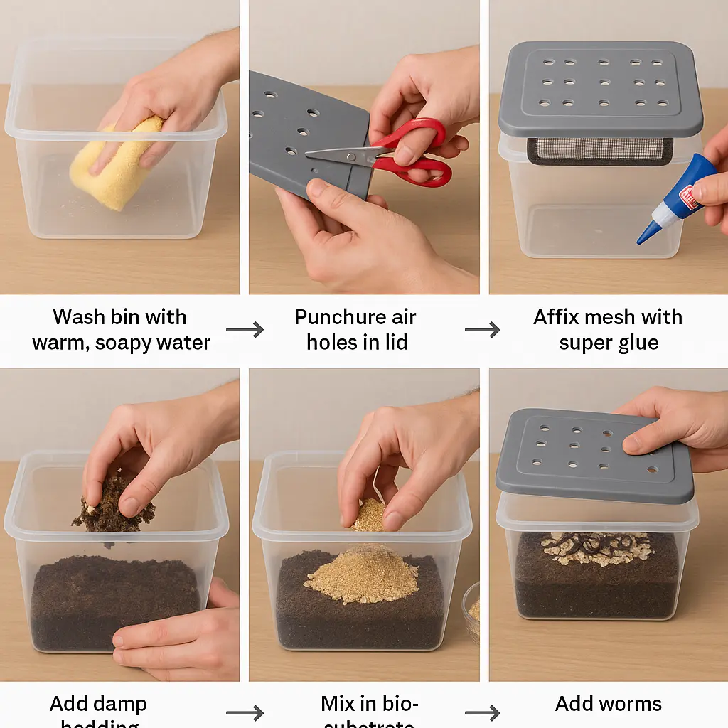 How to Make a Worm Farm at Home (Step-by-Step)