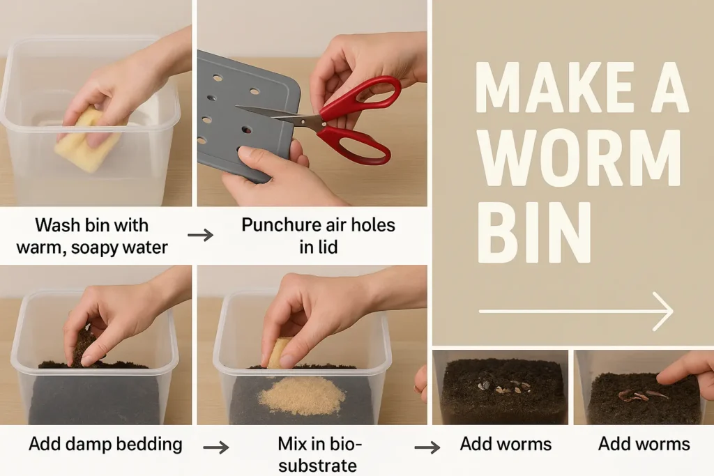 Make a Worm Farm at Home