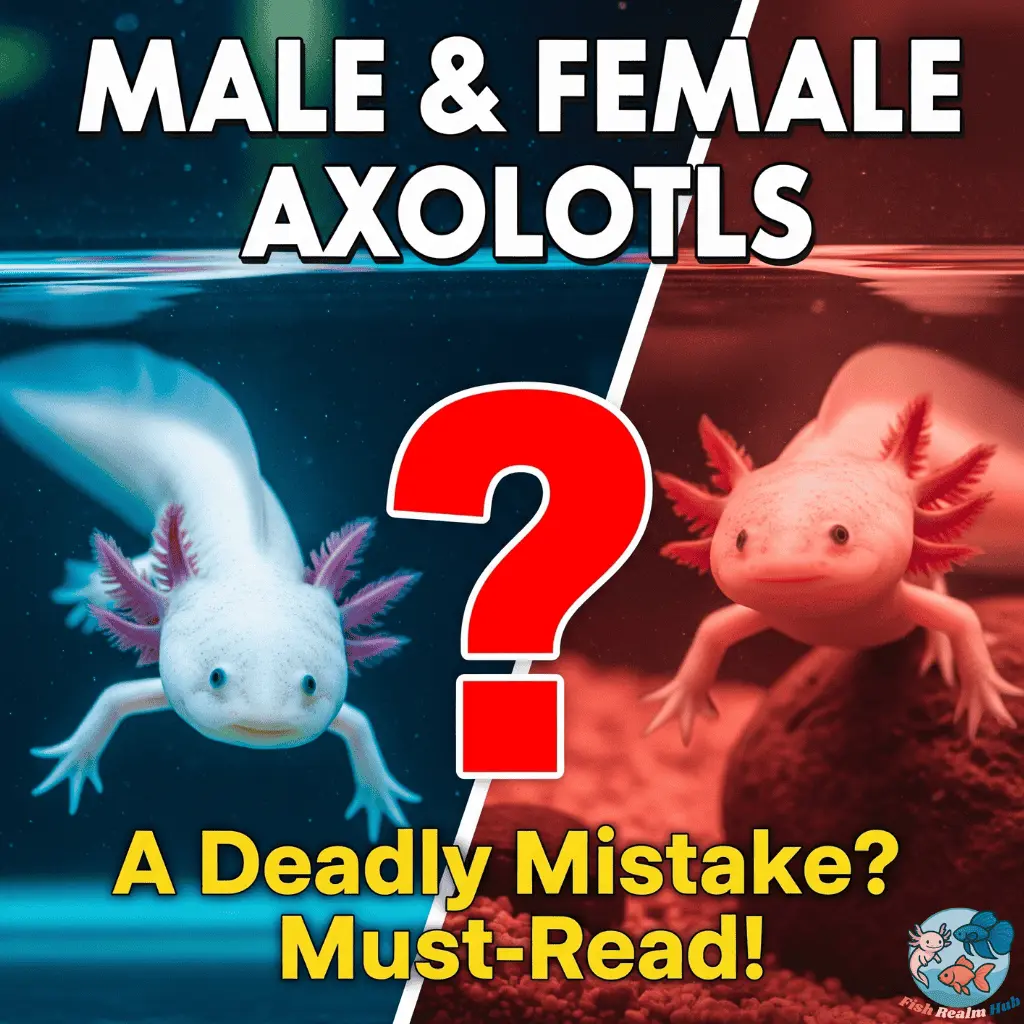 can you keep a male and female axolotls together