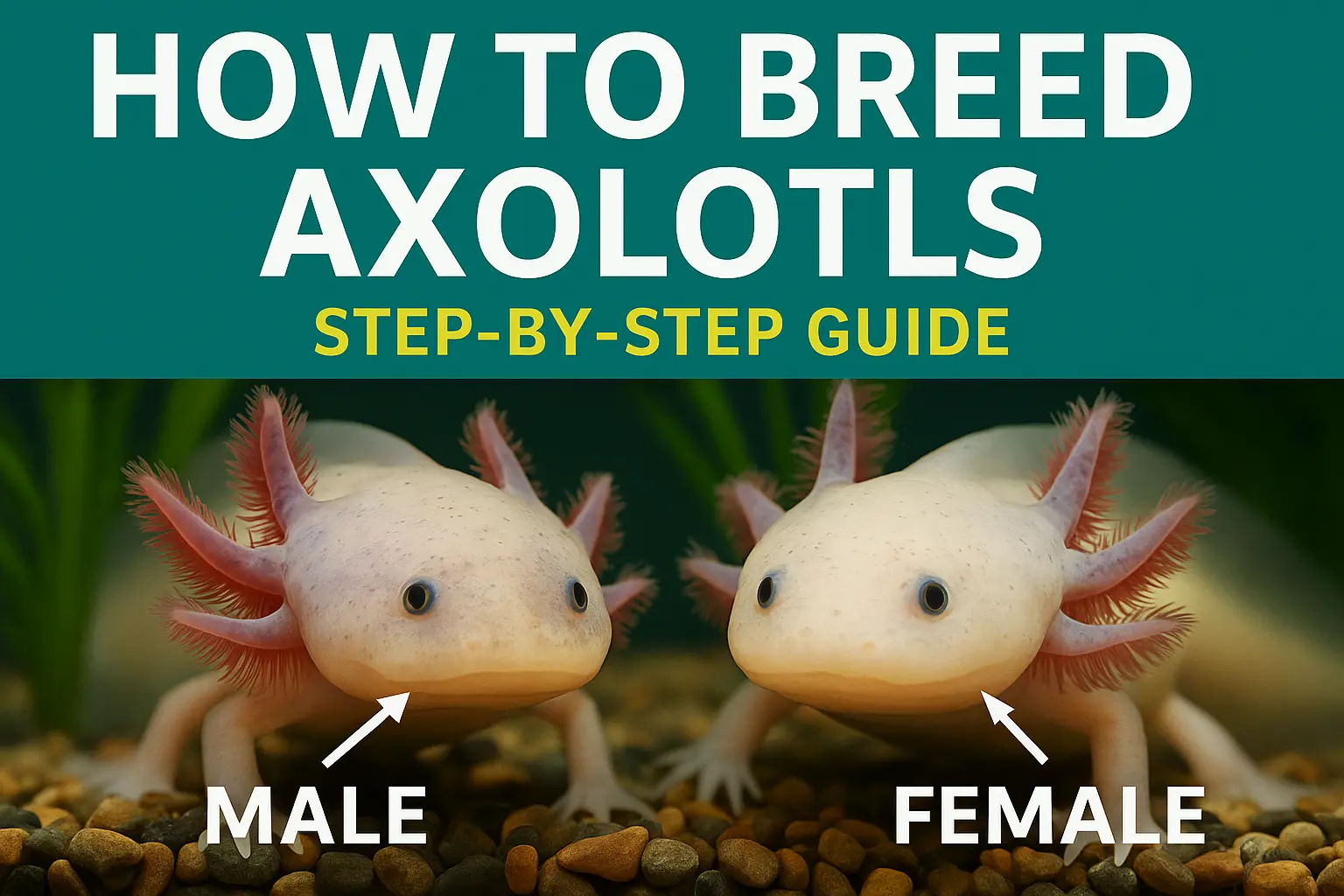 How to breed axolotls