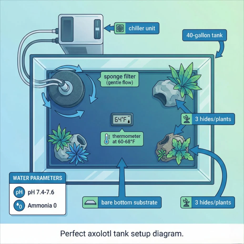 Tank Setup Guide - Ideal Tank Diagram