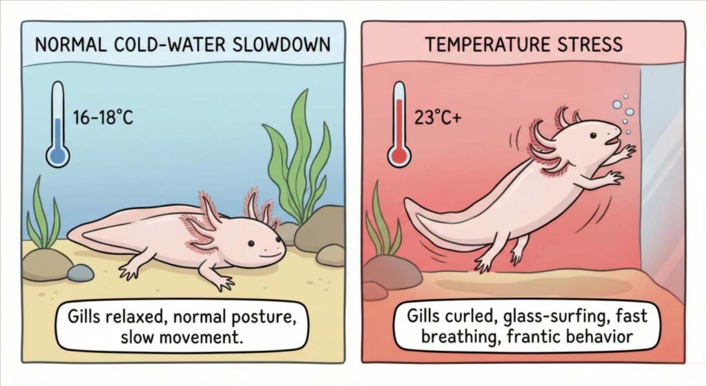 How to Tell If Your Axolotl Is Stressed From Temperature